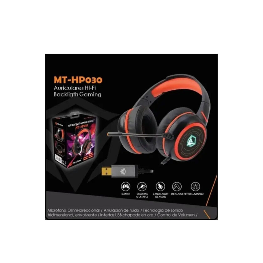 AUDIFONOS GAMER MEETION USB MT-HP030 - Imagen 2