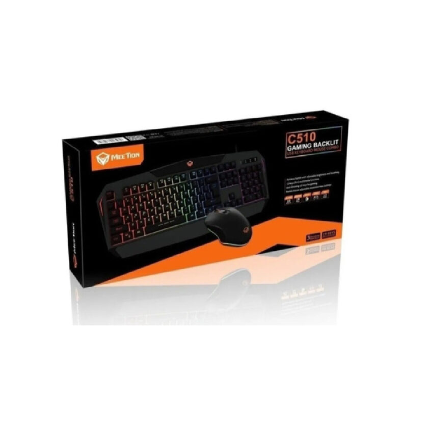 COMBO GAMER TECLADO + MOUSE  MEETION MT-C510