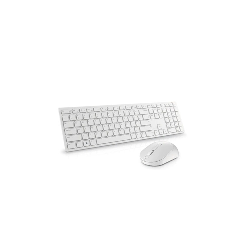 Combo DELL original teclado y mouse inalambrico color blanco